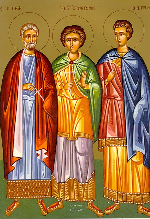 Dec. 10th – Holy Martyrs Menas, Hermogenes and&nbsp;Eugraphius