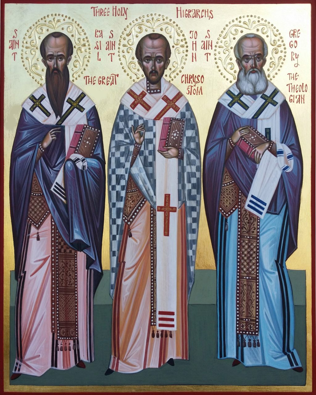 Jan. 30th – The Three Holy Fathers and Doctors of the Universe: Basil the Great, Gregory the Theologian and John Chrysostom