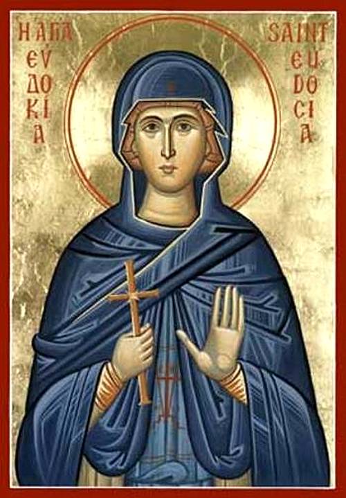 March 1st – Holy Martyr Eudocia the Samaritan