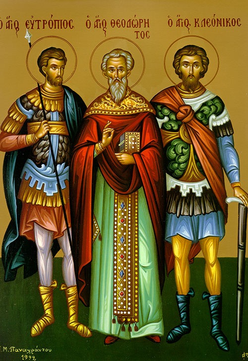 March 3rd – Holy and Glorious Martyrs Eutropius, Cleonicus and Basiliscus
