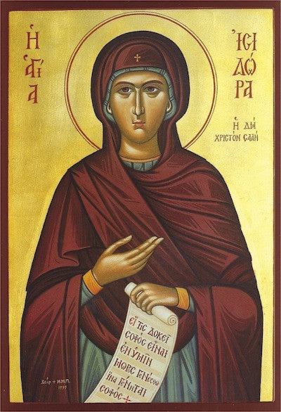May 1st – St. Isidora the Fool for&nbsp;Christ