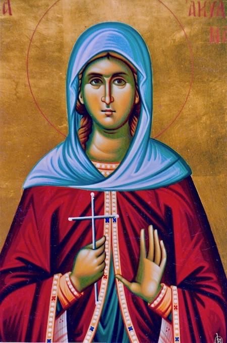 June 13th – Holy Martyr&nbsp;Aquilina