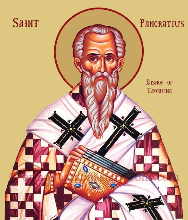 July 9th – Holy Hieromartyr Pancratius, Bishop of Taormina in&nbsp;Sicily