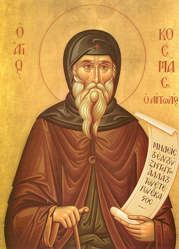August 24th – Holy New Hieromartyr and Equal to the Apostles, Cosmas of&nbsp;Aitolia