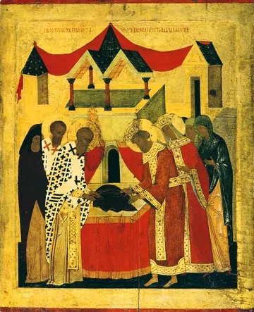 August 31st – The Deposition of the Precious Girdle of the Most Holy Mother of God in the Church of&nbsp;Chalkoprateia